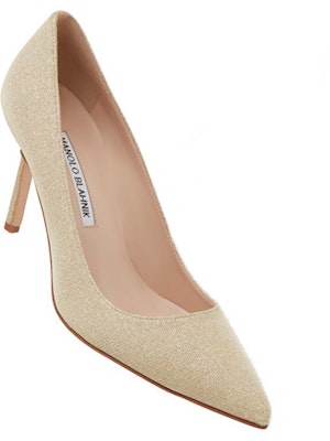 (Women) Manolo Blahnik Pointed-Toe Stiletto 'Pale Gold Court' 219-0352-0003 Lookbook (Women) Manolo Blahnik Pointed-Toe Stiletto 'Pale Gold Court' 219-0352-0003