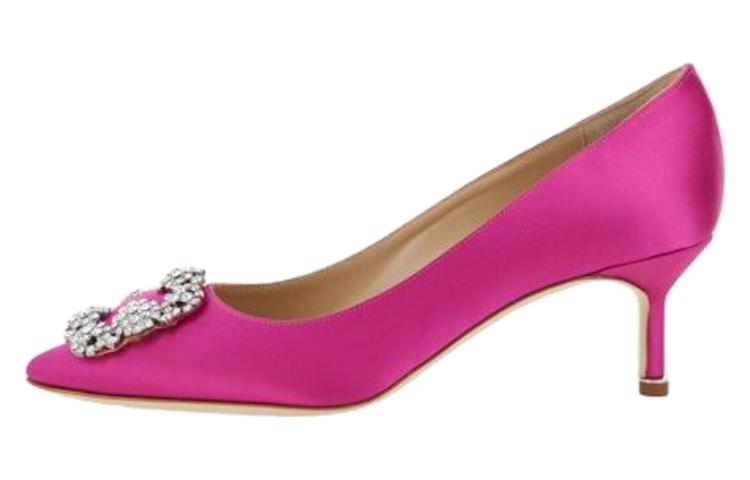 (Women) Manolo Blahnik Pointed-Toe Stiletto 'Pink' 9XX-0315-5275