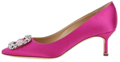(Women) Manolo Blahnik Pointed-Toe Stiletto 'Pink' 9XX-0315-5275 (Women) Manolo Blahnik Pointed-Toe Stiletto 'Pink' 9XX-0315-5275