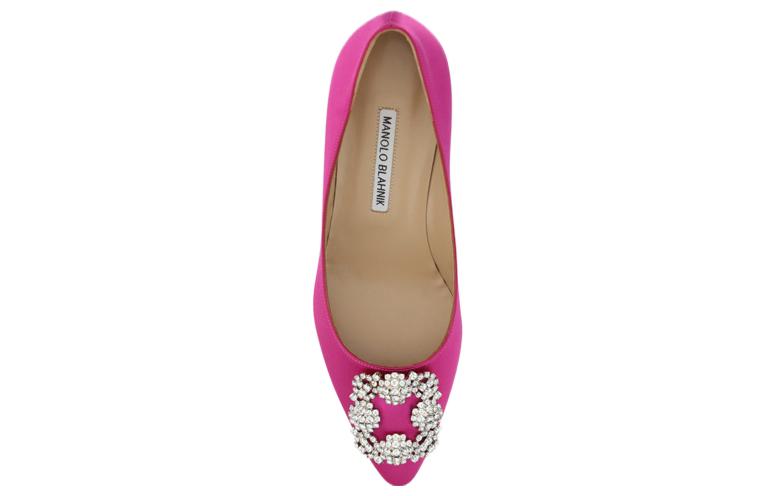 Lookbook (W) Manolo Blahnik Sepatu Stiletto Lancip 'Pink' 9XX-0315-5275
