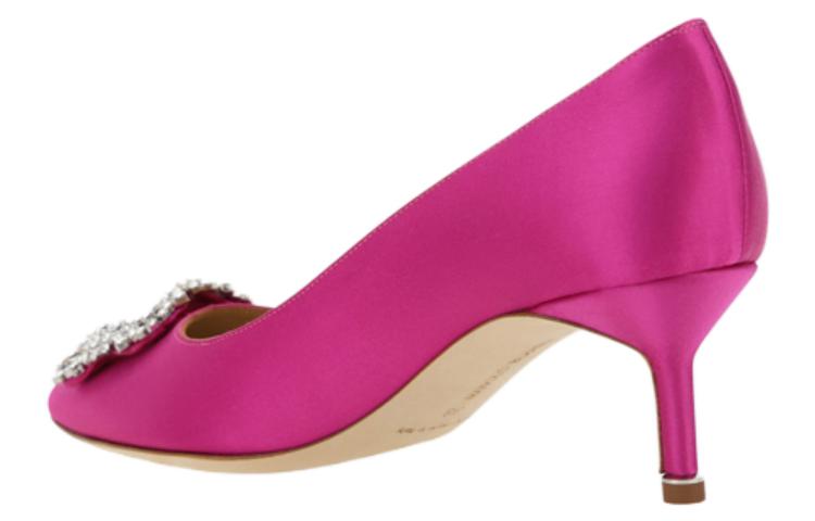 Shop (W) Manolo Blahnik Sepatu Stiletto Lancip 'Pink' 9XX-0315-5275