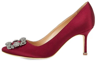 (Women) Manolo Blahnik Pointed-Toe Stiletto 'Red' 9XX-0316-0041 (Women) Manolo Blahnik Pointed-Toe Stiletto 'Red' 9XX-0316-0041