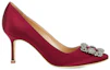 Order (W) Manolo Blahnik Tacón de Aguja Punta Fina 'Rojo' 9XX-0316-0041