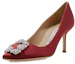 Lookbook (W) Manolo Blahnik Tacón de Aguja Punta Fina 'Rojo' 9XX-0316-0041