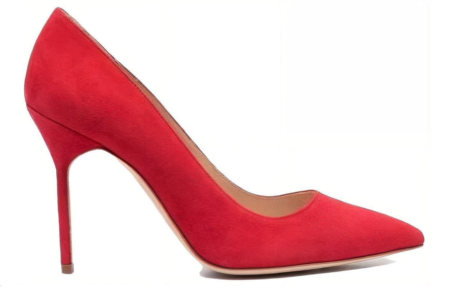 (W) Manolo Blahnik Pointed-Toe Stiletto 'Red Velvet' 圖 2