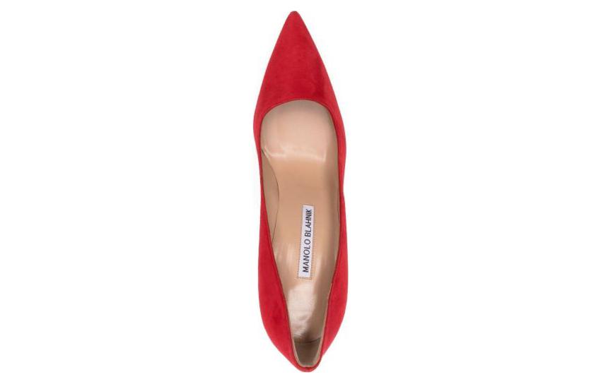 (W) Manolo Blahnik Pointed-Toe Stiletto 'Red Velvet' 圖 5