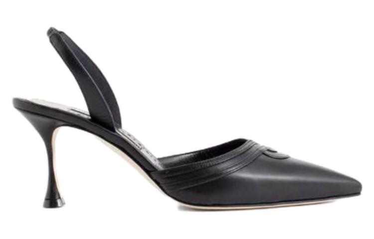 Order (Women) Manolo Blahnik Pointed-Toe Stiletto Mules 'Black' 223-1357-0015