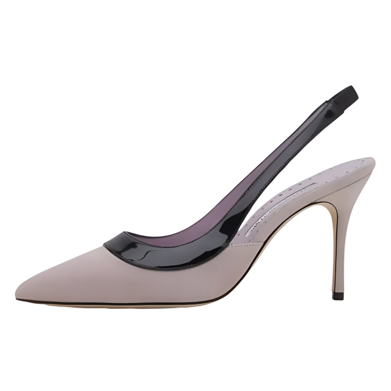 (W) Manolo Blahnik Pointed-Toe Stilettos 'Light Purple'