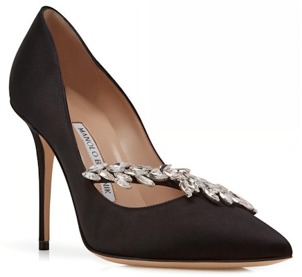 (W) Manolo Blahnik Sepatu Hak Tinggi Lancip 'Hitam' 9XX-0369-0049 Lookbook (W) Manolo Blahnik Sepatu Hak Tinggi Lancip 'Hitam' 9XX-0369-0049