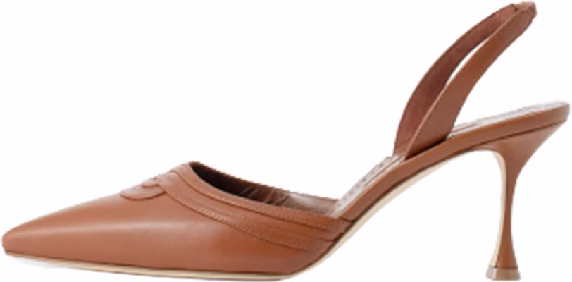 (W) Manolo Blahnik Kasut Tumit Tinggi Hujung Runcing 'Kulit Coklat' 223-1357-2107 Buy (W) Manolo Blahnik Kasut Tumit Tinggi Hujung Runcing 'Kulit Coklat' 223-1357-2107