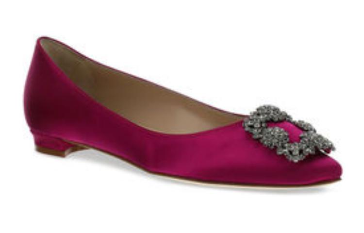 (W) Manolo Blahnik Pointed-Toe Mule 'Pink' 圖 3