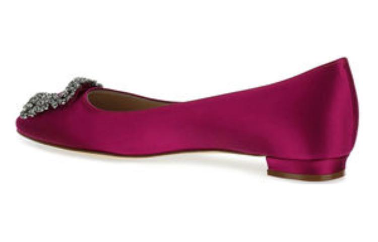 (W) Manolo Blahnik Pointed-Toe Mule 'Pink' 圖 4
