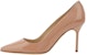 (Women) Manolo Blahnik Pointed Toe Slip-On Stiletto 'Beige' 9XX-0536-2509
