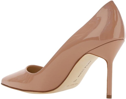 (Women) Manolo Blahnik Pointed Toe Slip-On Stiletto 'Beige' 9XX-0536-2509 Lookbook (Women) Manolo Blahnik Pointed Toe Slip-On Stiletto 'Beige' 9XX-0536-2509
