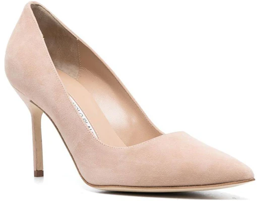 (W) Manolo Blahnik Sepatu Hak Tinggi Lancip 'Pink Suede' 9XX-0416-2601 Lookbook (W) Manolo Blahnik Sepatu Hak Tinggi Lancip 'Pink Suede' 9XX-0416-2601
