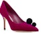 (W) Manolo Blahnik Tumit Tinggi Hujung Runcing 'Ungu' 322-2334-0007