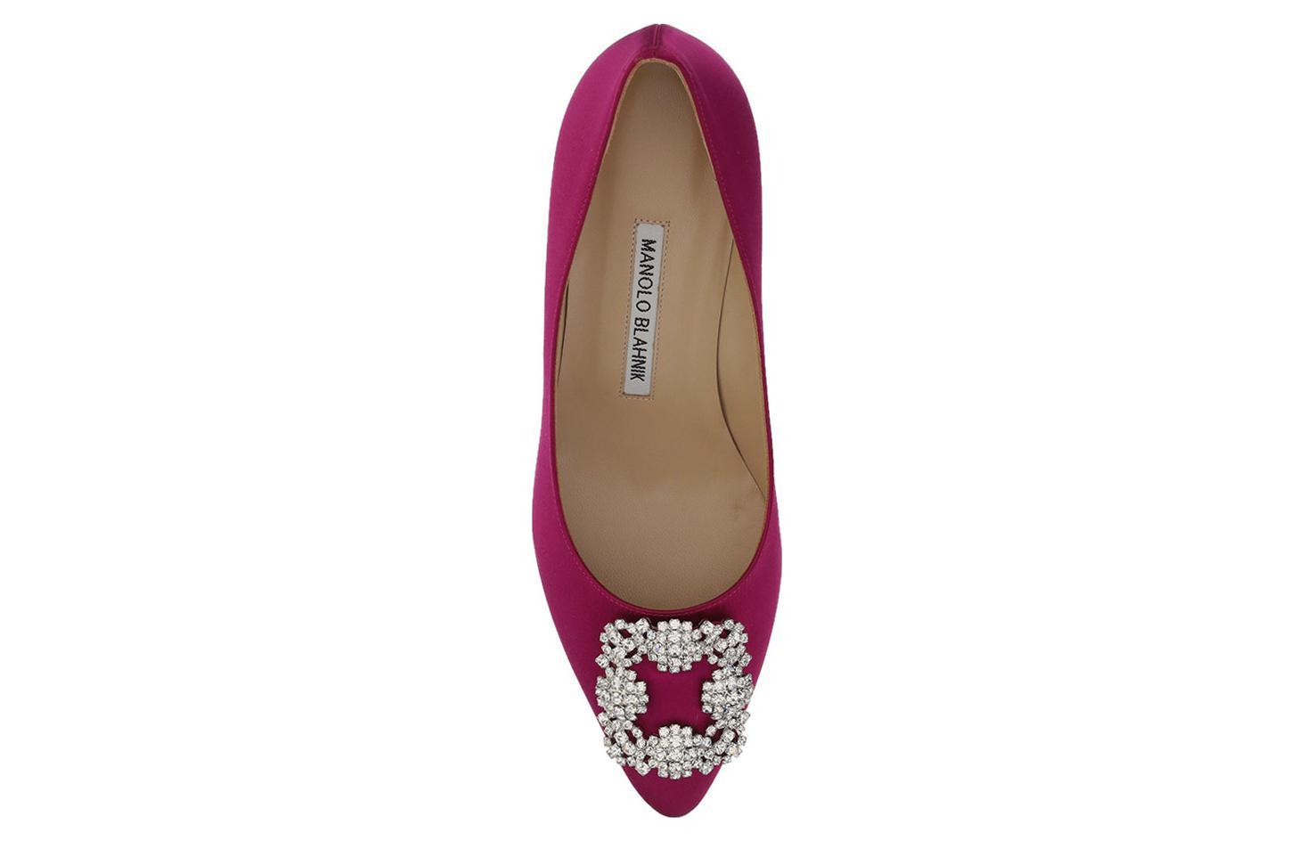 (W) Manolo Blahnik Pointed Toe Stiletto 'Purple' 圖 4