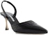 (W) Manolo Blahnik Tumit Runcing Feminin 'Hitam' 223-1357-0015