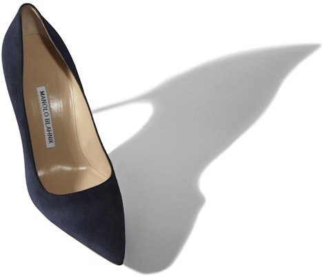 (Women) Manolo Blahnik Pointed Toe Suede High Heels 'Deep Blue' 9XX-0415-0014 Shop (Women) Manolo Blahnik Pointed Toe Suede High Heels 'Deep Blue' 9XX-0415-0014