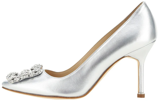 (W) Manolo Blahnik 圆头银色高跟鞋 22314750454 Buy (W) Manolo Blahnik 圆头银色高跟鞋 22314750454