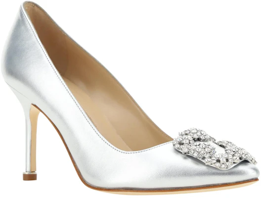 (W) Manolo Blahnik 圆头银色高跟鞋 22314750454 Order (W) Manolo Blahnik 圆头银色高跟鞋 22314750454
