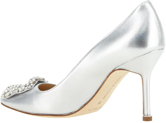 (W) Manolo Blahnik 圆头银色高跟鞋 22314750454 Lookbook (W) Manolo Blahnik 圆头银色高跟鞋 22314750454