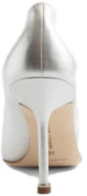 (W) Manolo Blahnik 圆头银色高跟鞋 22314750454 Purchase (W) Manolo Blahnik 圆头银色高跟鞋 22314750454