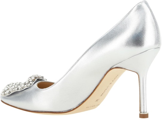 (W) Manolo Blahnik Tacón Stiletto Punta Redonda Plateado Slip-On 22314750454 Lookbook (W) Manolo Blahnik Tacón Stiletto Punta Redonda Plateado Slip-On 22314750454