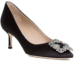 (W) Manolo Blahnik Stiletto Hujung Bulat 'Kulit Hitam' 9XX-0661-0039 Lookbook (W) Manolo Blahnik Stiletto Hujung Bulat 'Kulit Hitam' 9XX-0661-0039