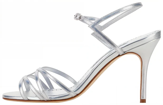 (Women) Manolo Blahnik Sandals 'Silver Buckle Stiletto' 123-2203-0461 Buy (Women) Manolo Blahnik Sandals 'Silver Buckle Stiletto' 123-2203-0461