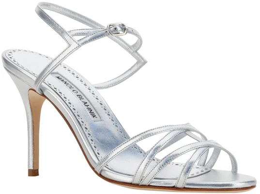 (Women) Manolo Blahnik Sandals 'Silver Buckle Stiletto' 123-2203-0461 Order (Women) Manolo Blahnik Sandals 'Silver Buckle Stiletto' 123-2203-0461