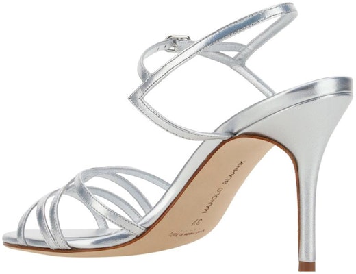 (W) Sandal Manolo Blahnik 'Silver Buckle Stiletto'. 123-2203-0461 Lookbook (W) Sandal Manolo Blahnik 'Silver Buckle Stiletto'. 123-2203-0461