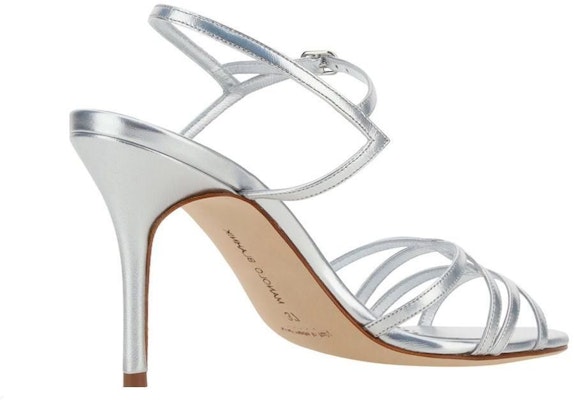 (Women) Manolo Blahnik Sandals 'Silver Buckle Stiletto' 123-2203-0461 Shop (Women) Manolo Blahnik Sandals 'Silver Buckle Stiletto' 123-2203-0461