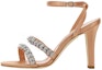Buy (W) Manolo Blahnik Satin Buckle Slide 'Nude' Wanita 223-1379-8802