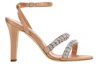 Order (W) Manolo Blahnik Satin Schnalle Slide ''Nude'' 223-1379-8802