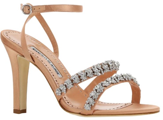 (Women) Manolo Blahnik Satin Buckle Slide 'Nude' 223-1379-8802 Lookbook (Women) Manolo Blahnik Satin Buckle Slide 'Nude' 223-1379-8802
