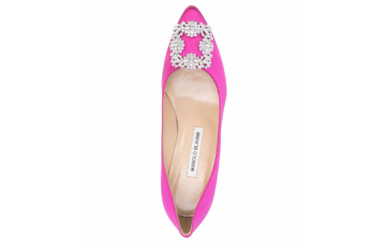 (W) Manolo Blahnik Satin Stiletto 'Fashion Pink' 圖 4