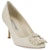 (Women) Manolo Blahnik Satin Stiletto 'Ivory Fashion' 222-1251-0001