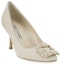 Order (Women) Manolo Blahnik Satin Stiletto 'Ivory Fashion' 222-1251-0001