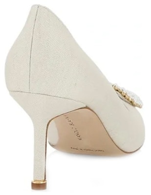 (Women) Manolo Blahnik Satin Stiletto 'Ivory Fashion' 222-1251-0001 Lookbook (Women) Manolo Blahnik Satin Stiletto 'Ivory Fashion' 222-1251-0001