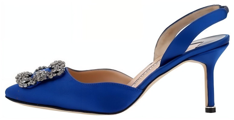(W) 마놀로 블라닉 블루 실크 새틴 스틸레토 힐 419-0473-4326 Buy (W) 마놀로 블라닉 블루 실크 새틴 스틸레토 힐 419-0473-4326