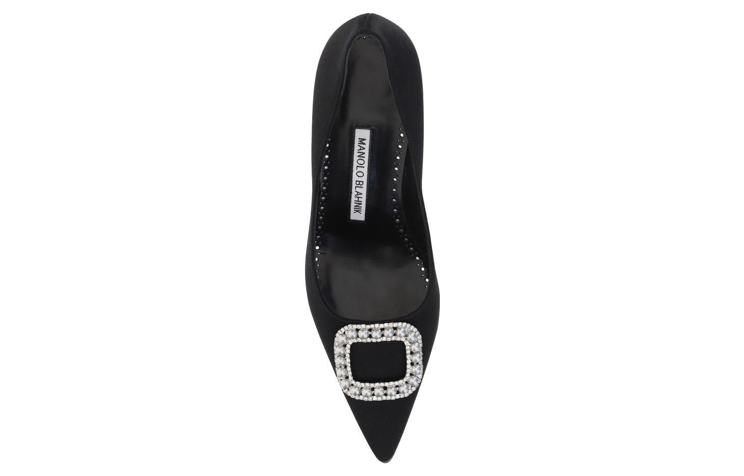 (W) Manolo Blahnik Slide-On Black 'Fashion High Heels' 圖 3