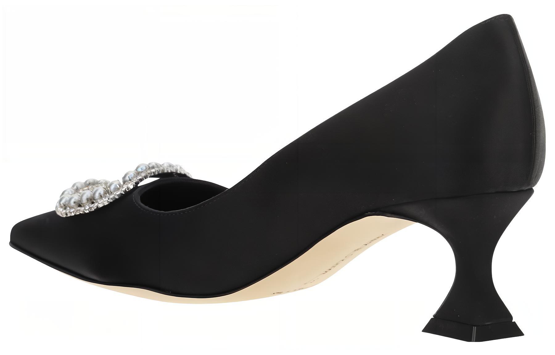 (W) Manolo Blahnik Slide-On Black 'Fashion High Heels' 圖 4