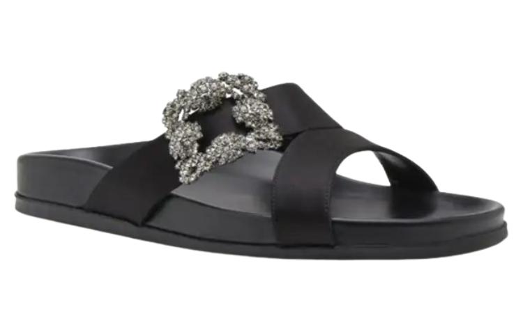 (W) Manolo Blahnik Slide 'Versatile Casual Black' 圖 4