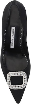 (W) Sandal Manolo Blahnik Slide-On Hak Tinggi Hitam 'Fashion' 222-1247-0015 Lookbook (W) Sandal Manolo Blahnik Slide-On Hak Tinggi Hitam 'Fashion' 222-1247-0015