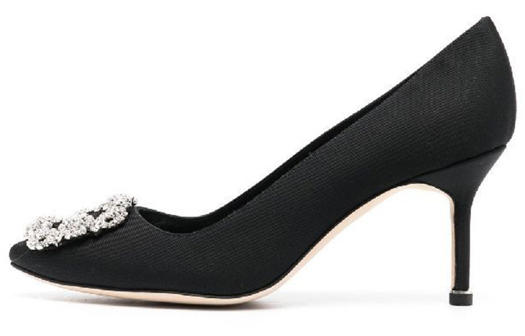 Buy (W) マノロブラニク スリップオン 黒スティレット 322-2217-0003