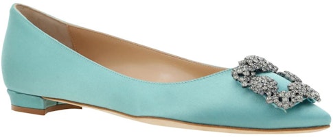 Order (W) Manolo Blahnik Slip-On 'Piel de Ternera Azul' 9XX-0348-3125