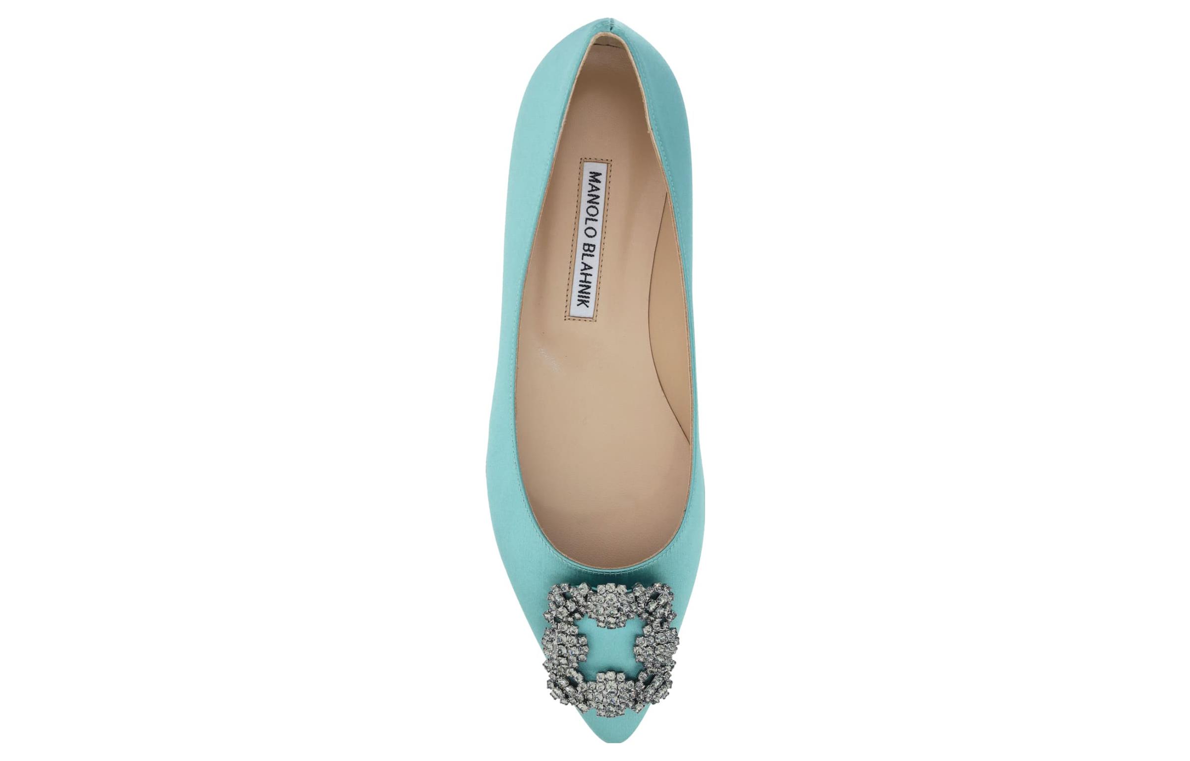 Shop (Women) Manolo Blahnik Slip-On 'Blue Calfskin' 9XX-0348-3125