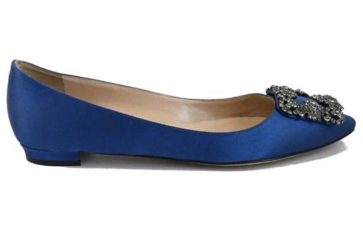 (W) Manolo Blahnik Slip-On 'Fashion Flat Blue' 圖 2