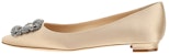 (W) Manolo Blahnik Kasut Sarung 'Kuning Fesyen' 9XX-0348-2601